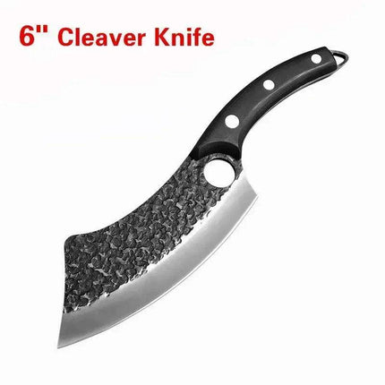 Serbian Artisan Steel Chef Knife Set with Comfortable Wooden Handles - Unmatched Quality Blades - Très Elite