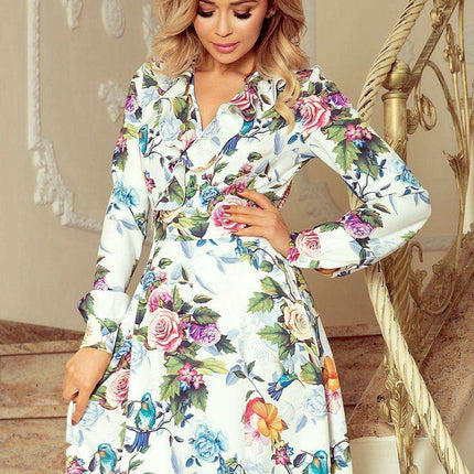 Serene Blossom Long Maxi Dress by Numoco - Très Elite