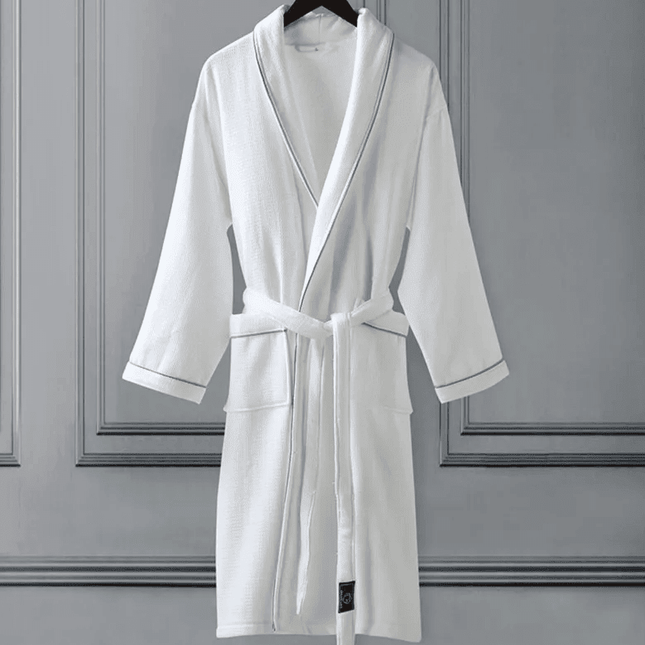 Serene Comfort: Exquisite Yukata-Inspired Winter Cotton Bathrobe for Ultimate Relaxation - Très Elite