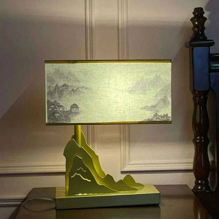Serene Illumination: Stylish Zen-Inspired Table Lamp for Home Serenity - Très Elite