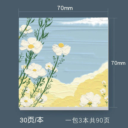Serene Landscapes Sticky Note Pads for Effortless Organization - Très Elite