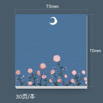 Serene Landscapes Sticky Note Pads for Effortless Organization- Très Elite- Très Elite