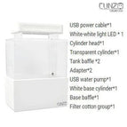 white with LED light