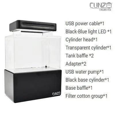 Serene Workspace LED Aquarium for a Peaceful Atmosphere