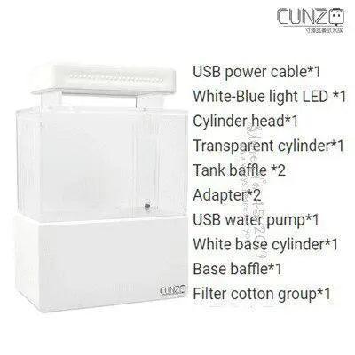 Serene Workspace LED Aquarium for a Peaceful Atmosphere