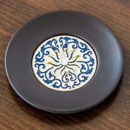 Serene Zen-Style Kung Fu Tea Coasters - Stylish Heat-Resistant Mats for Enhanced Beverage Experience..