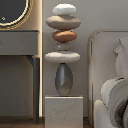 Serenity Stone 80CM Art Sculpture for Harmonious Indoor Atmosphere - Très Elite