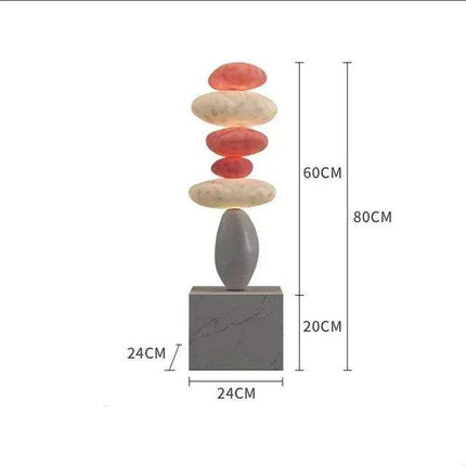 Serenity Stone 80CM Art Sculpture for Harmonious Indoor Atmosphere - Très Elite