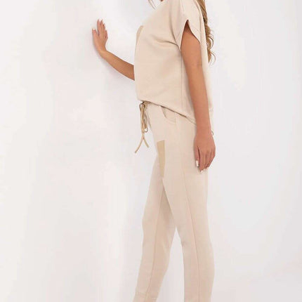 Set Model 209502 Women Blouse And Shorts Set Viscose Blend - Très Elite