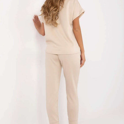 Set Model 209502 Women Blouse And Shorts Set Viscose Blend - Très Elite