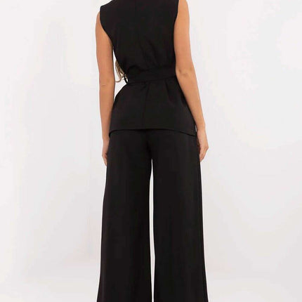 Set Model 212034 Chic Two Piece Vest And Wrap Belt Outfit - Très Elite