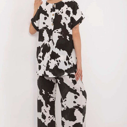 Set Model 212519 Women Two Piece Blouse And Wide Trousers - Très Elite