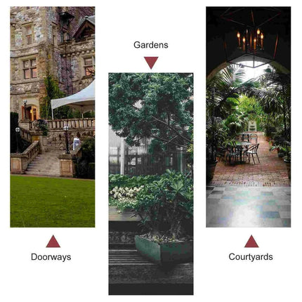 Set of 2 Elegant Blue Ceramic Planters for Indoor and Outdoor Decor, Perfect for Bonsai and Plant Showcases - Très Elite