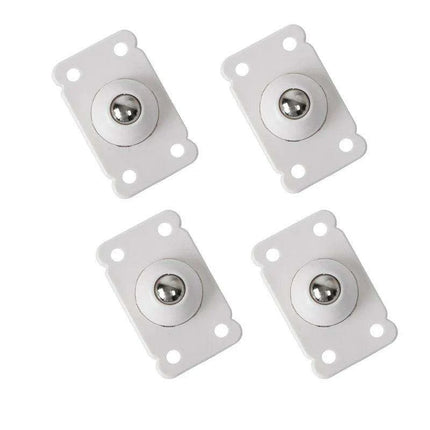 Set of 4 Adhesive 360° Swivel Casters for Effortless Movement of Bins and Cans..