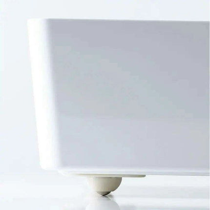 Set of 4 Adhesive 360° Swivel Casters for Effortless Movement of Bins and Cans - Très Elite