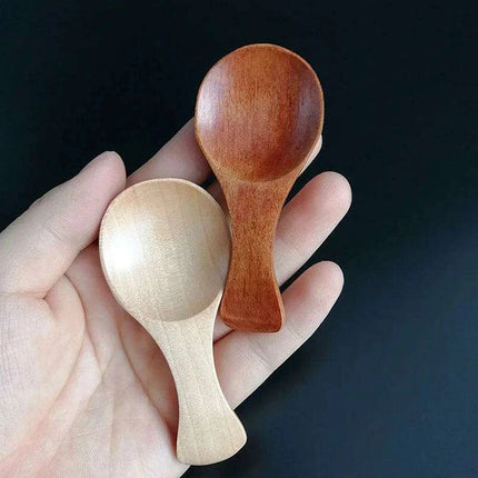 Set of 4 Eco-Friendly Mini Wooden Spoons for Spices and Sugar - Très Elite