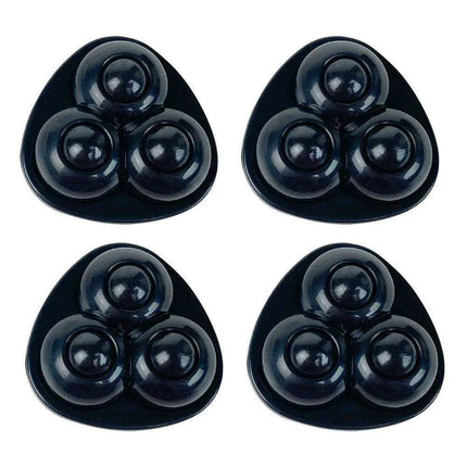 Set of 4 Silent 360° Swivel Wheels for Effortless Mobility of Kitchen Appliances and Trash Bins