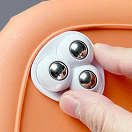 Set of 4 Silent 360° Swivel Wheels for Effortless Mobility of Kitchen Appliances and Trash Bins - Très Elite