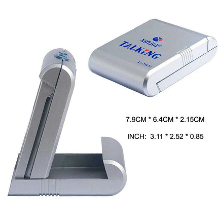 Set of two - Voice-Activated Digital Clock for the Visually Impaired and Seniors (10 languages) - Très Elite