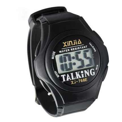 Set of two - Voice-Activated Digital Clock for the Visually Impaired and Seniors (10 languages) - Très Elite