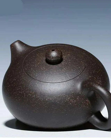 Elegant Handcrafted Yixing Purple Clay Teapot – 150ml Xishi Kettle for Oolong & Dahongpao Tea