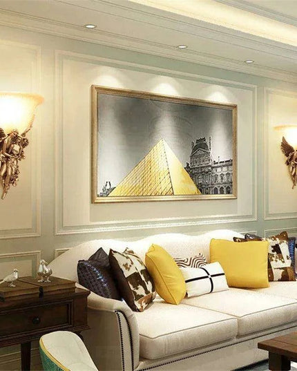 Whimsical Nordic Angel Resin Wall Lights - Unique LED Decor for Indoor Spaces