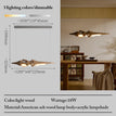 light wood-A / L85 H20CM / Warm White