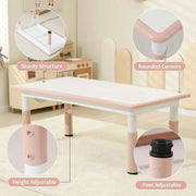 Vibrant Adjustable Kids Table and Chair Set - Perfect for Playrooms and Learning Environments