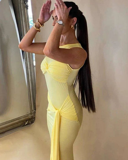 Knit Drape Dress: Effortless Elegance for Every Occasion