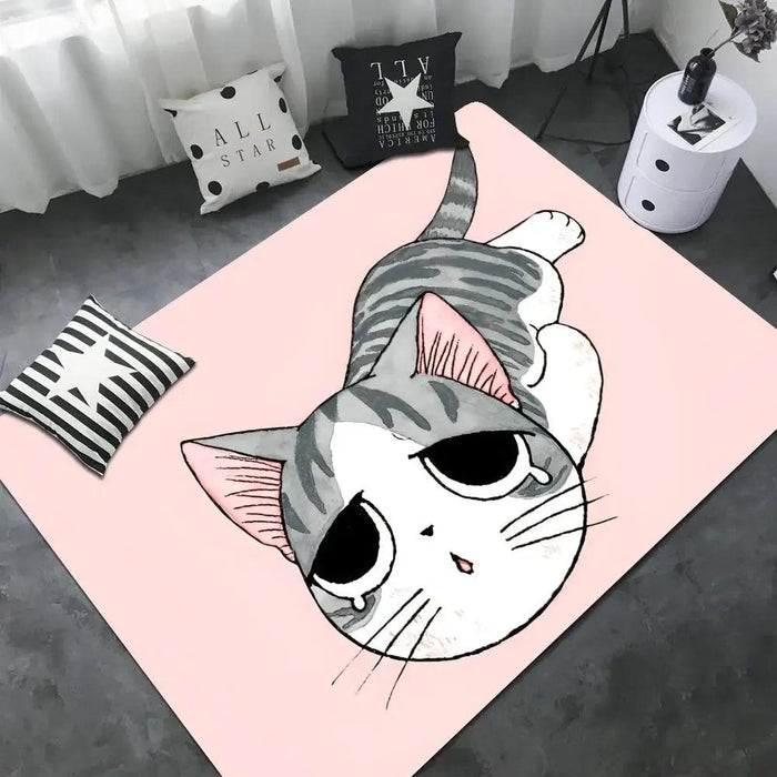 Pampered Kitty Luxury Comfort Rug Collection with Non-Slip Backing | Elevate Your Home and Feline Experience