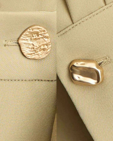 Chic A-Line Long-Sleeve Midi Dress for Women - Essential Autumn Office Wear