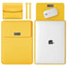 Luxurious 13-inch PU Leather MacBook Air Pro Sleeve Bundle with Medium Bag & Cable Organizers