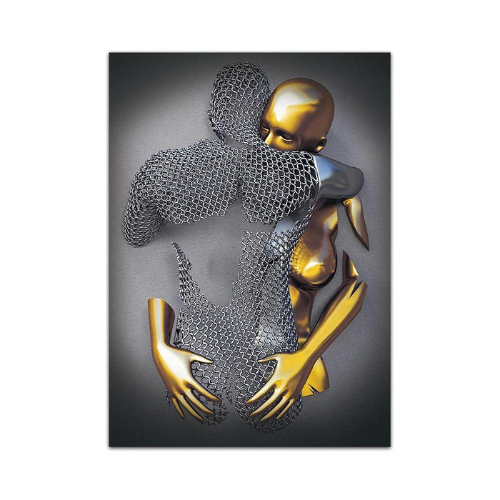 Nordic Elegance: Alluring Women's Canvas Art for Chic Home Interiors