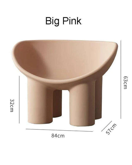 Chic Nordic Roly Poly Lounge Chair for Stylish Comfort