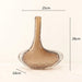 Brown Glazed Glass Vase with Bubble Pattern - Versatile Home Decor Accent for Flowers & Terrariums