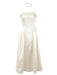 Chic Embroidered Strapless High-Waisted Evening Dress for Women
