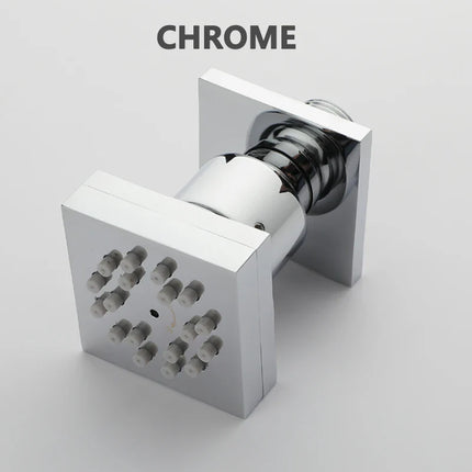 Adjustable Brass Bathroom Sprayer Jet Shower - Dual Function,