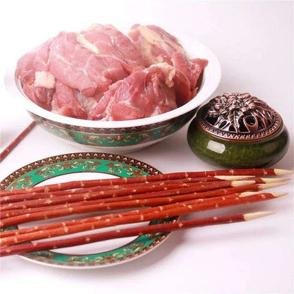 Premium Red Willow Skewers for Perfect BBQ Grilling