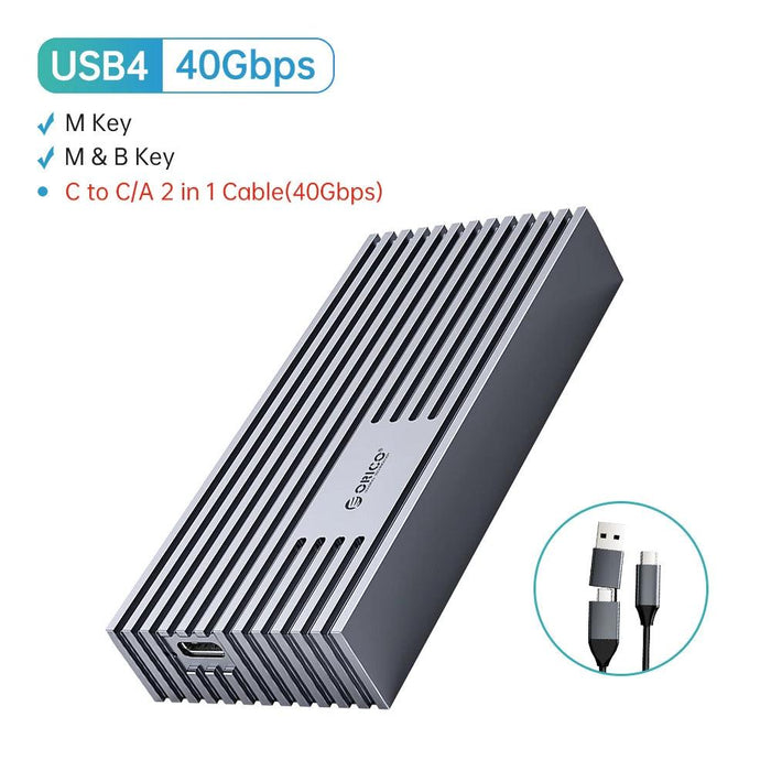 Next-Gen USB4 NVMe M.2 SSD Enclosure - Unleash Lightning-Fast Data Transfers