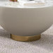 Sleek Bowl-Shaped Slate Coffee Table for Modern Living Areas