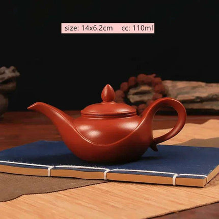 Artisan Yixing Zisha Teapot Set – Elegant Purple Clay Brew Kit for Home and Travel