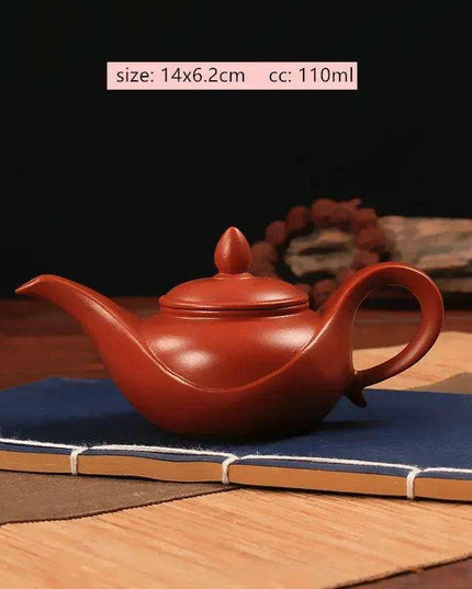 Artisan Yixing Zisha Teapot Set – Elegant Purple Clay Brew Kit for Home and Travel