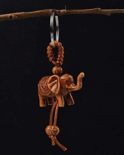 Fortune Cat Brass Keychain with Antique Coins - A Charm for Wealth and Abundance