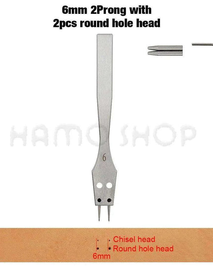 Premium Interchangeable Round Chisel Tool Set for Leather Crafting