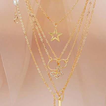 86-Piece Pearl Jewellery Set — Necklace, Earrings, Studs & Rings