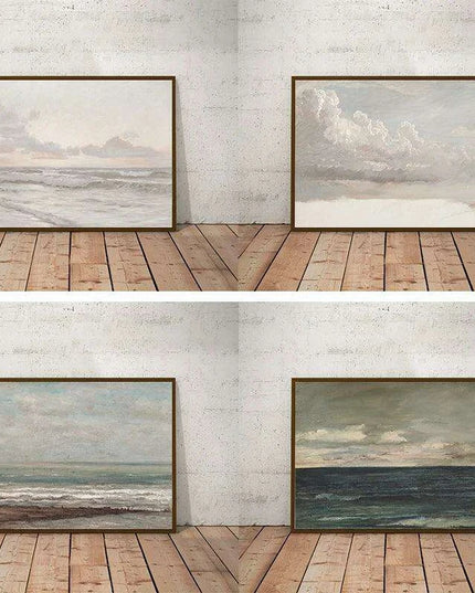 Coastal Calm Art Print - Tranquil Beachscape Canvas