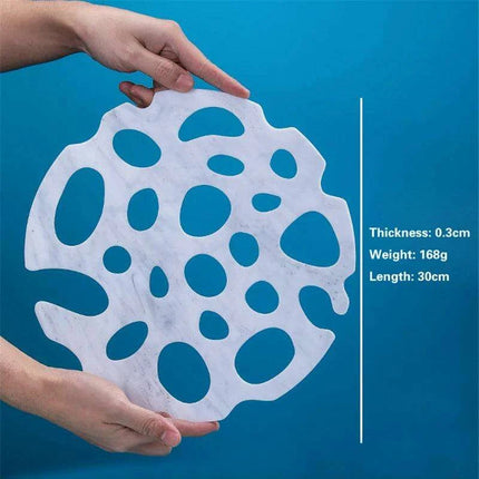 Japanese Elegance Circular Serving Tray - Sophisticated Sushi Display for Luxurious Dining