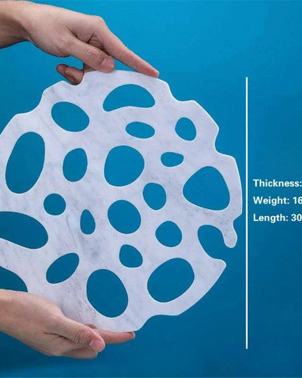 Japanese Elegance Circular Serving Tray - Sophisticated Sushi Display for Luxurious Dining