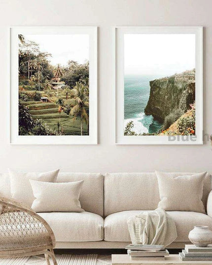 Tropical Waves Coastal Canvas Art Collection - Ocean Escape Series