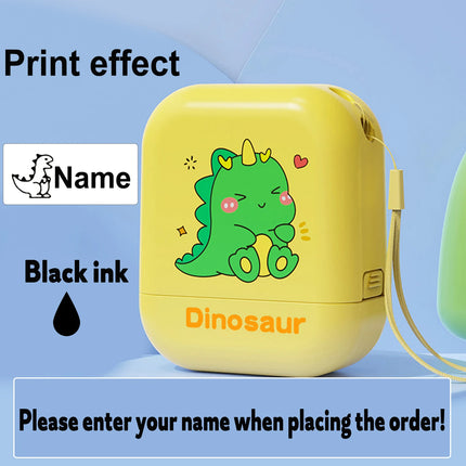 Punaline Custom Kids Name Stamp - Eco-Friendly Ink, Personalized Seal